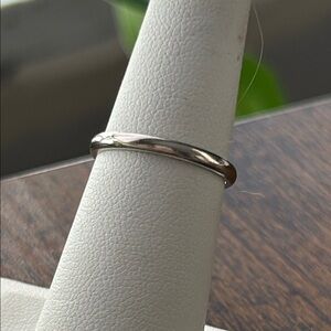 WHITE GOLD WEDDING       Band size 5.5 14K F